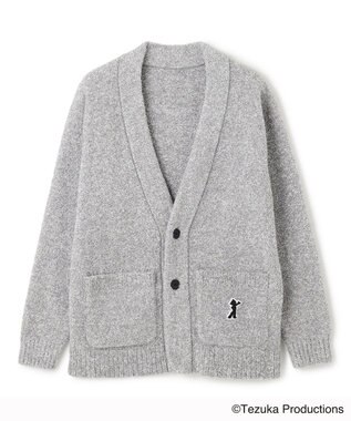 JOSEPH HOMME 鉄腕アトム×JOSEPH HOMME　ONE POINT BOA KNIT CARDIGAN ライトグレー系
