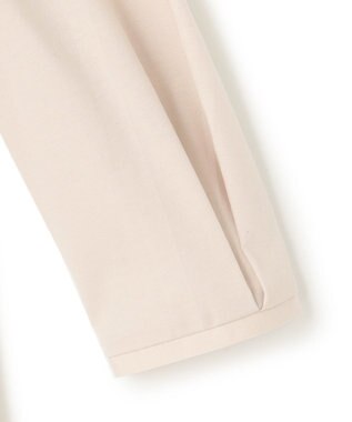 23区 S 【洗える】ブラウスライクジャージー タックディテール カットソー ライトグレー系