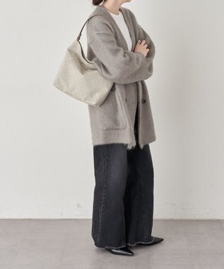 russet ナイロンジャガード2WAYショルダーバッグ(CE-1693) Ecru