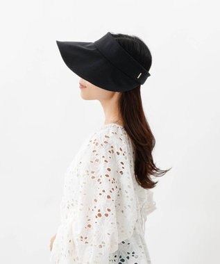 AURORA 【 Beaurance （ビューランス）】サマーシールドリネンジョッキーキャップ ブラック