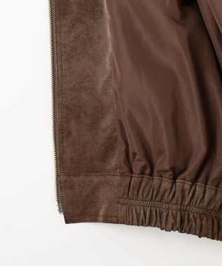 ANY 【2WAY】ボアカラーブルゾン ブラウン