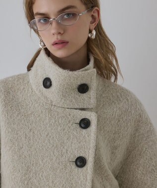 アルパカシャギージャケット