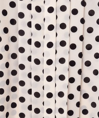 GRACE CONTINENTAL ドットプリントボウタイブラウス キナリ