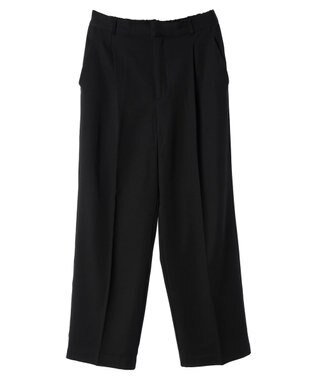 earth music&ecology リラックスストレートパンツ Black