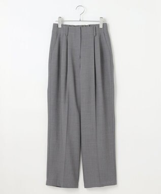 #Newans 2タックセンタープレスパンツ ライトグレー