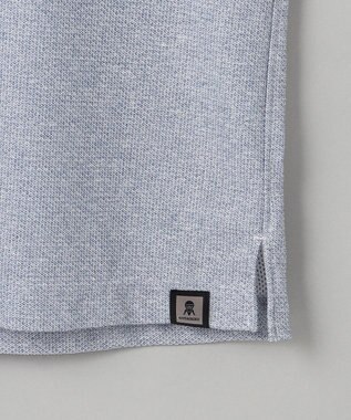 GOTAIRIKU 麻混・襟しっかり【洗える/通気性】ノルマンディーリネン ボタンダウンポロシャツ(25年モデル) サックスブルー系