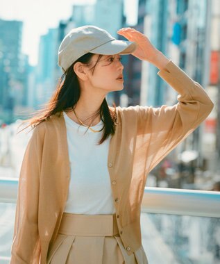 NAVE 【Nave・洗える】ガーゼフライス タンクトップ ホワイト系