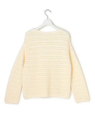 23区 【先行予約】コットンギマ ボートネック ニット ライトイエロー系