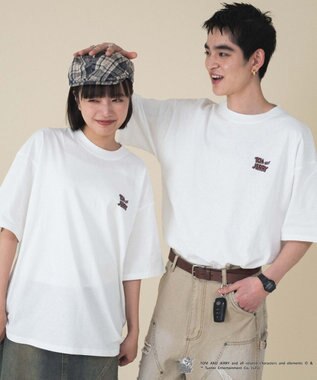 WEGO 【新柄追加/ユニセックス着用アイテム/SMLサイズ展開】TOMandJERRYグラフィックT（S） 柄1