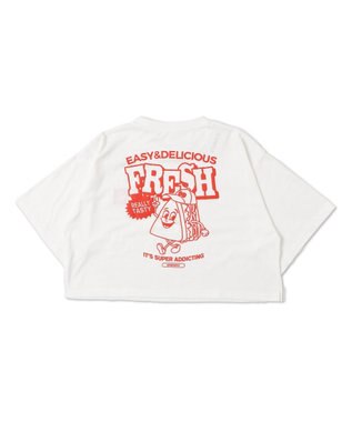 WEGO イラストモチーフグラフィックショートT ホワイトその他