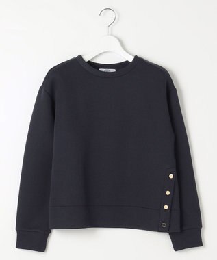 J.PRESS LADIES ダンボールジャージー カットソー ネイビー系