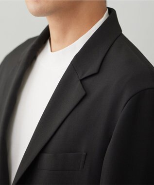 UNFILO MENS スマートストレッチ ジャケットインTEE ホワイト