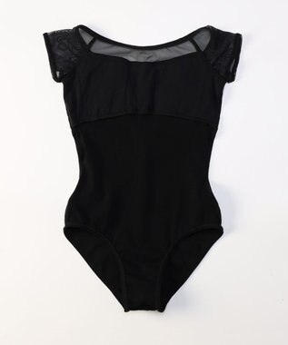 Chacott フレンチスリーブレオタード ブラック