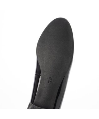 ing <ing>【レイン対応】ローファーパンプス ブラックエナメル