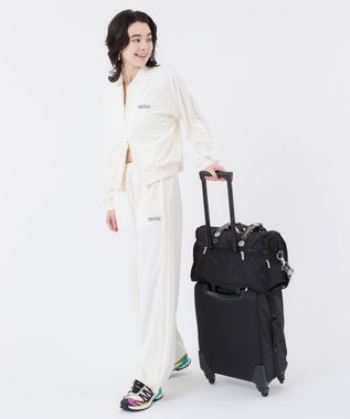LeSportsac DELUXE MED WEEKENDER MH/ロゴジャガードブラックスナイデル ロゴジャガードブラックスナイデル