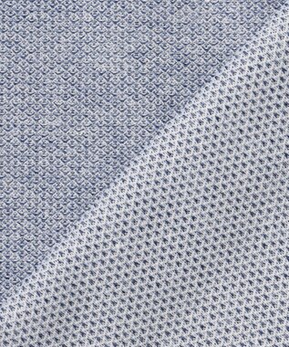 GOTAIRIKU 麻混・襟しっかり【洗える/通気性】ノルマンディーリネン ボタンダウンポロシャツ(25年モデル) サックスブルー系