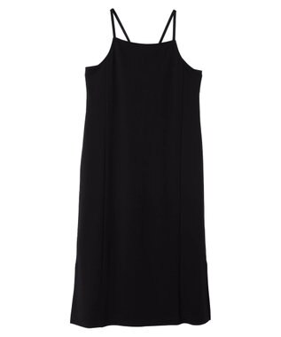 earth music&ecology ポンチＩラインキャミワンピース Black