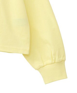 Green Parks 刺繍ロゴクロップドＴシャツ Yellow