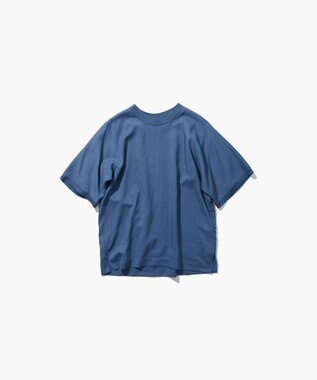 ATON VISCOSE CLOTH | ラグランスリーブTシャツ NAVY