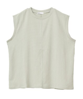 CRAFT STANDARD BOUTIQUE バックタックノースリーブプルオーバー Light Beige