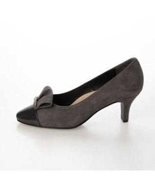 Riz raffinee <Riz raffinee>【3E】２WAYデザインパンプス グレーメタリック