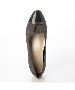 Riz raffinee <Riz raffinee>【3E】２WAYデザインパンプス グレーメタリック