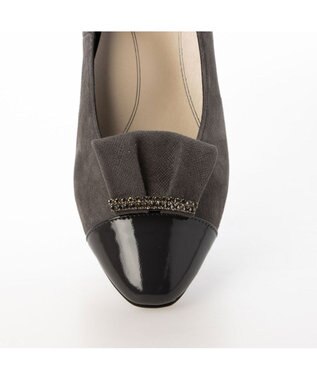 Riz raffinee <Riz raffinee>【3E】２WAYデザインパンプス グレーメタリック