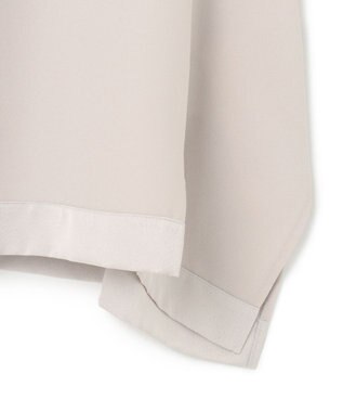 ICB L 【WEB限定・UVケア・速乾・洗える】 FluidBackSatin  Tブラウス トープ系