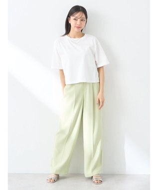 earth music&ecology キラキララインストーンプルオーバー Ivory