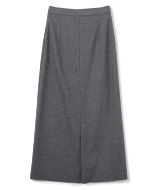 BEIGE， MONTAIGNE / ウールロングスカート C.Gray