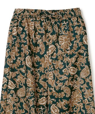 UNFILO 【ウエストゴム】プリント イージーパンツ ペイズリー