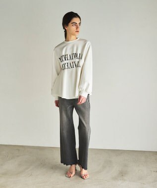 GRACE CONTINENTAL タックカットトップ ホワイト