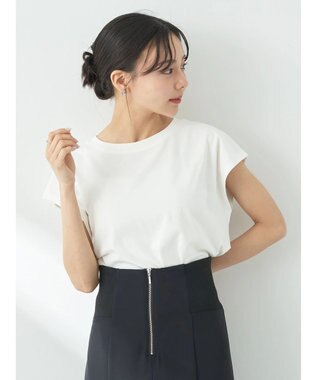 earth music&ecology フレンチＴ Off White