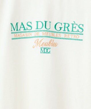 Green Parks 刺繍ロゴクロップドＴシャツ Off White