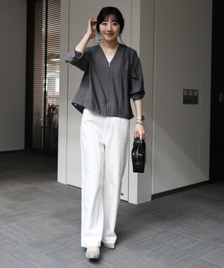 AMERICAN HOLIC ＶネックＺＩＰブルゾン Charcoal Gray