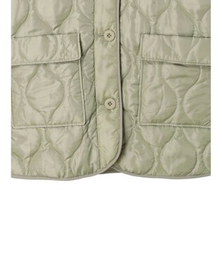 earth music&ecology キルティングハーフブルゾン Khaki