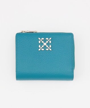 russet ＜お財布人気NO.1＞モノグラムプレートハーフウォレット(SO-376) TealGreen