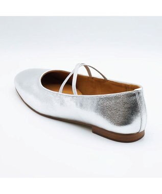 APOM クロスストラップバレリーナ15 シルバー