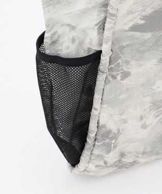 JOSEPH ABBOUD MOUNTAIN 【軽量/ECO撥水/ポケッタブル】エンボスプリント トートバッグ ライトグレー系5