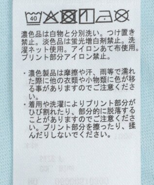 Green Parks カレッジロゴ刺繍５分袖チュニック Blue