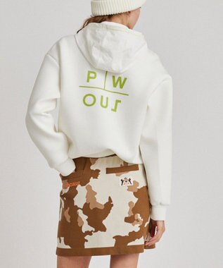 PW CIRCULUS 【WOMEN】NEW ダンボール デタッチャブルフーディー ホワイト系