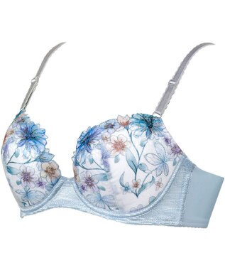 Wing ブラジャー バストとカップのすきまにフィット 自然にボリュームメイク ソフトなつけごこち 【スキマフィットブラ】 ブラ KB2366 ウイング／ワコール グレイッシュブルー