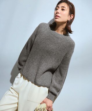 23区 L 【洗える】ナチュラルストレッチサキソニー ベイカー ドロスト パンツ アイボリー系