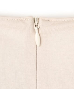 23区 S 【洗える】ブラウスライクジャージー タックディテール カットソー ライトグレー系