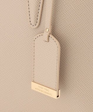 23区 サブバッグ付き2WAY トートバッグ ベージュ系