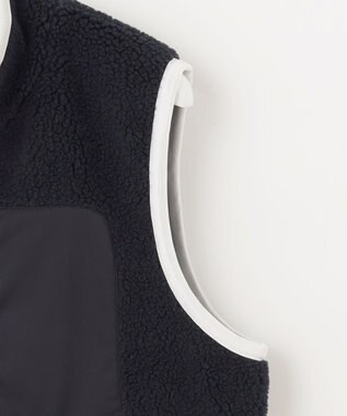 PW CIRCULUS 【MEN】【撥水/防風】ボア ジップアップ ベスト ネイビー系