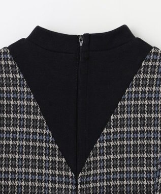 組曲 KIDS 【110-140㎝】チェック ワンピース ブラック系