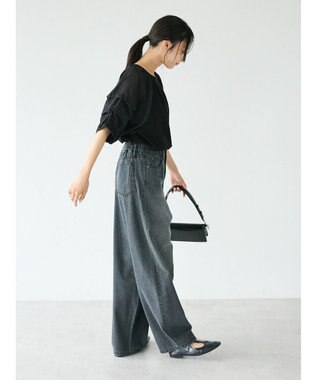 CRAFT STANDARD BOUTIQUE デニムカーブパンツ Black