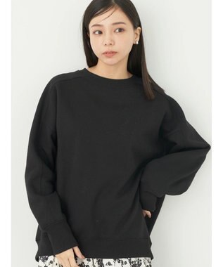 earth music&ecology 裏起毛チュニック Black