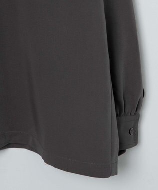 WEGO トロミBIGシャツ ダークグレー